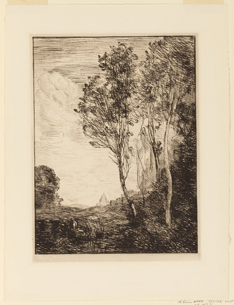 Recuerdo de Italia de Jean Baptiste Camille Corot