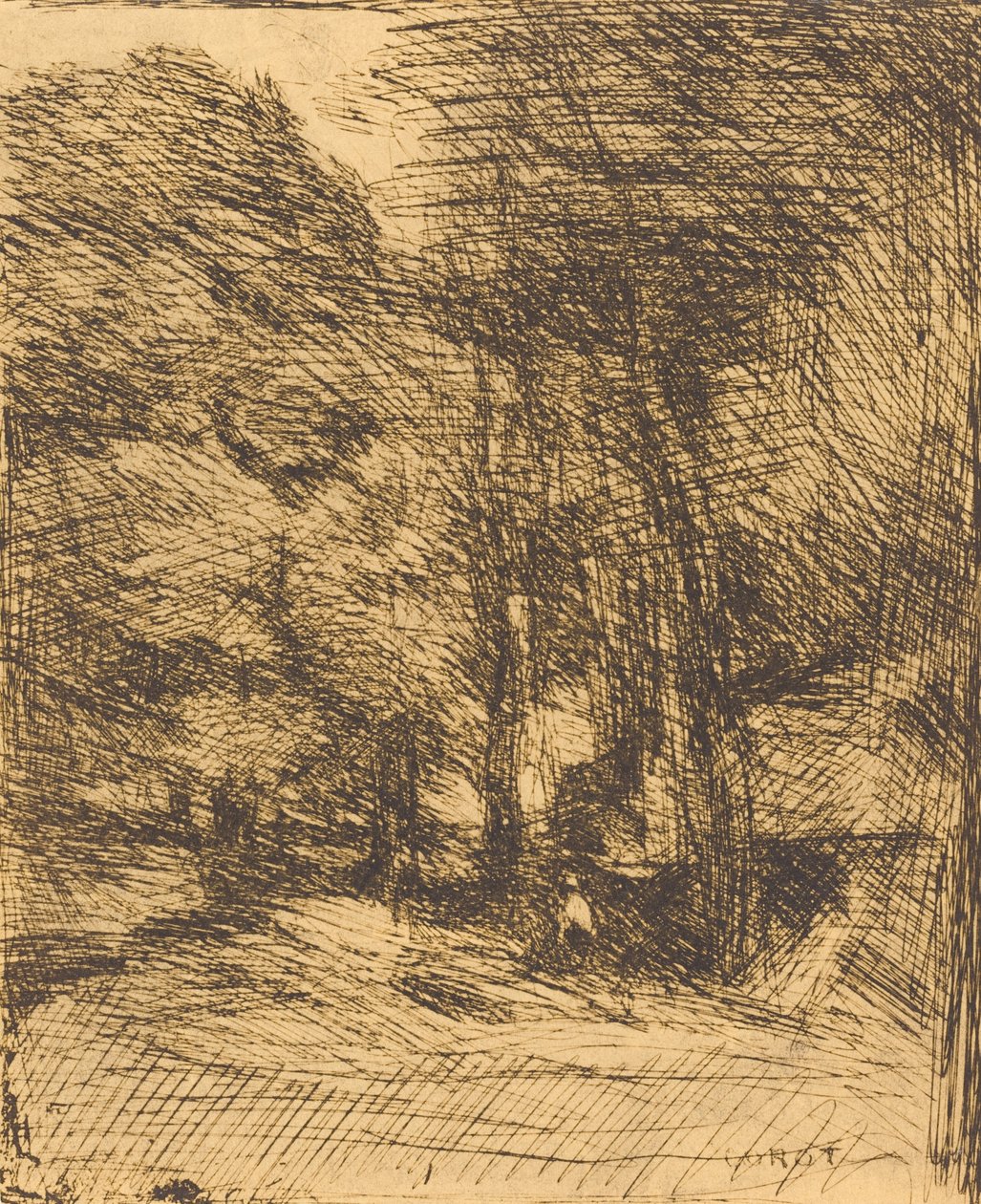 Recuerdo de Bas-Breau, 1858 de Jean Baptiste Camille Corot