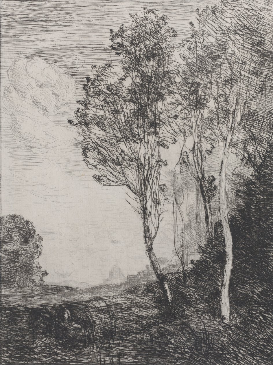 Recuerdo de Italia, 1866 de Jean Baptiste Camille Corot