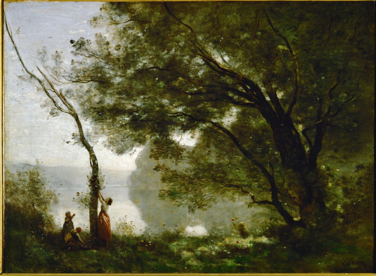 Recuerdo de Mortefontaine, Francia ... de Jean Baptiste Camille Corot