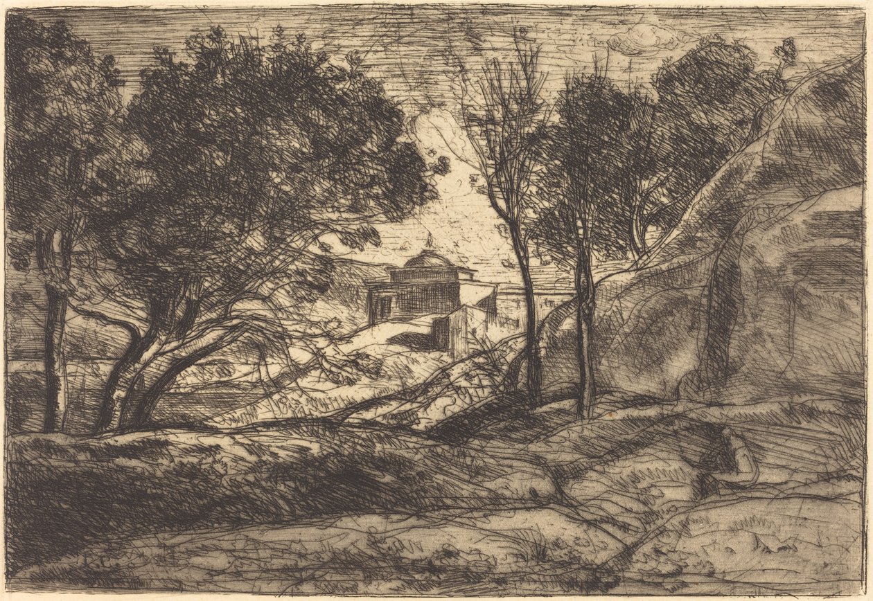 Recuerdo de Toscana de Jean Baptiste Camille Corot