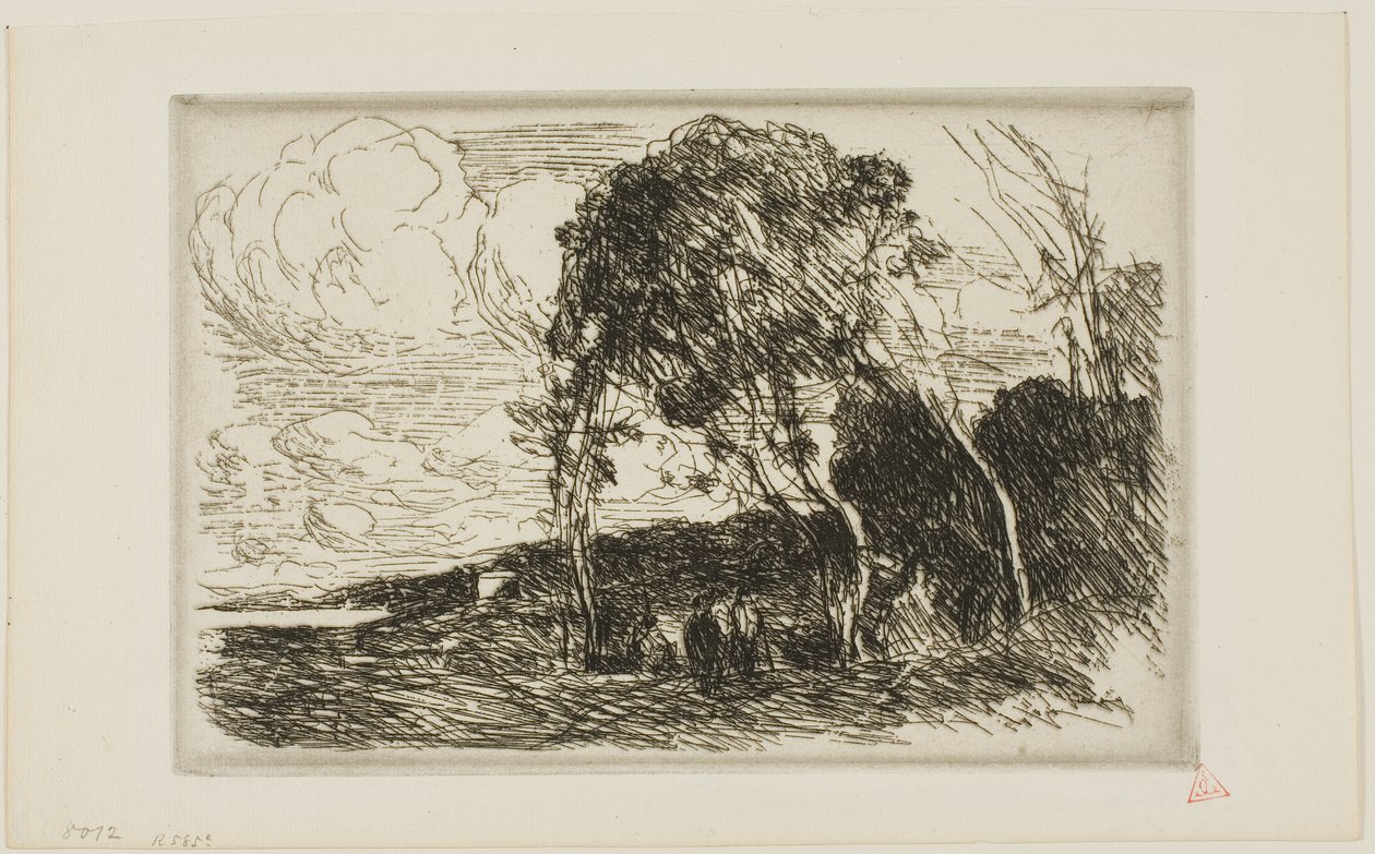 Recuerdo de las Fortificaciones de Douai de Jean Baptiste Camille Corot