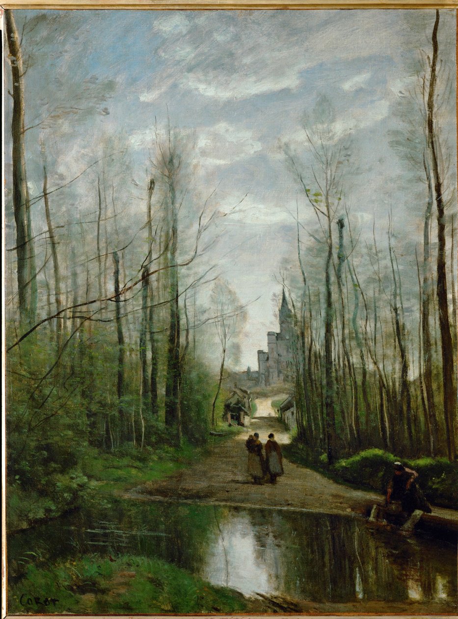 La iglesia de Marissel ... de Jean Baptiste Camille Corot