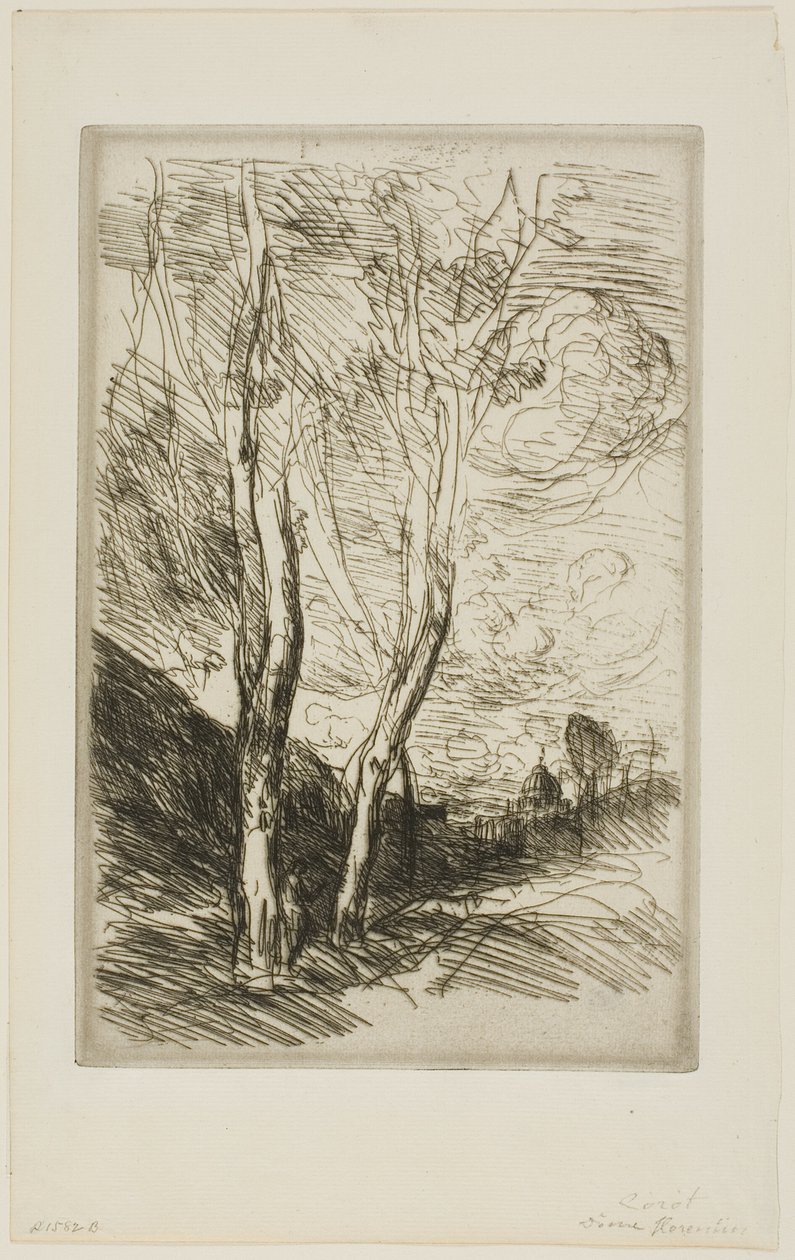 El Duomo de Florencia de Jean Baptiste Camille Corot