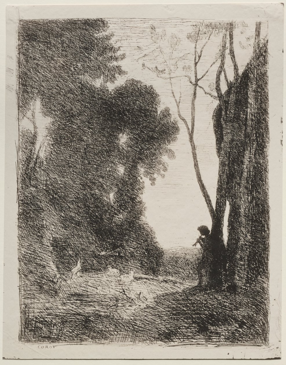El Pequeño Pastor de Jean Baptiste Camille Corot
