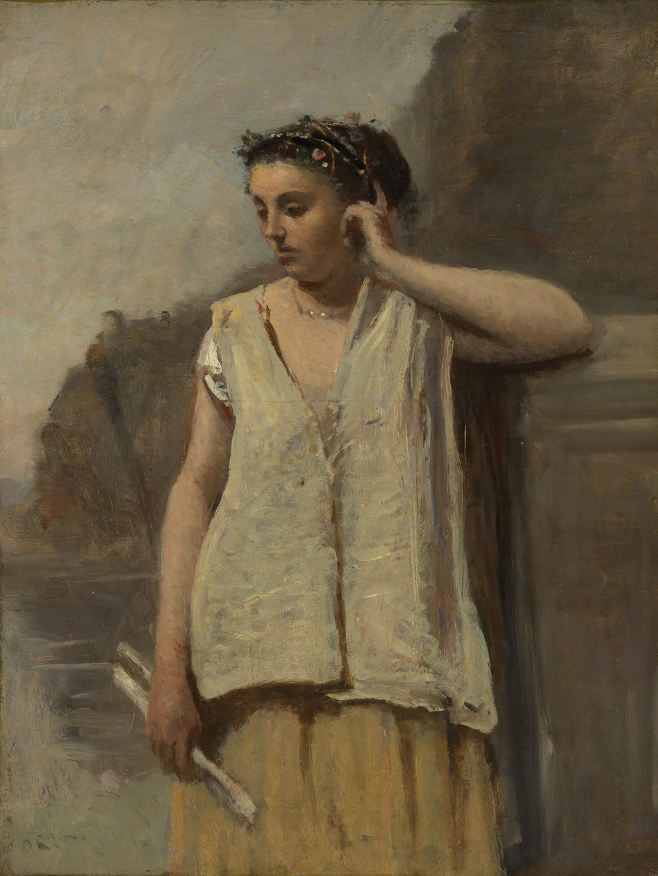 La musa: Historia, ca. 1865 de Jean Baptiste Camille Corot