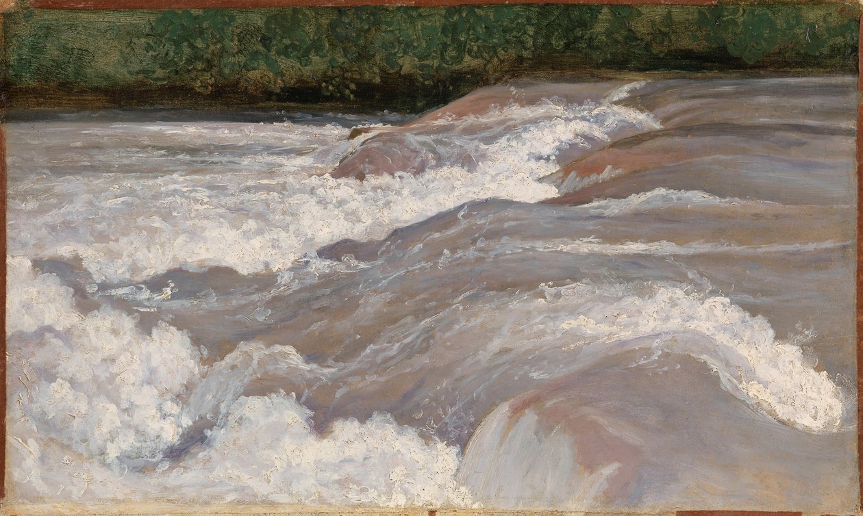 El Velino sobre la Cascada de Terni, 1826 de Jean Baptiste Camille Corot
