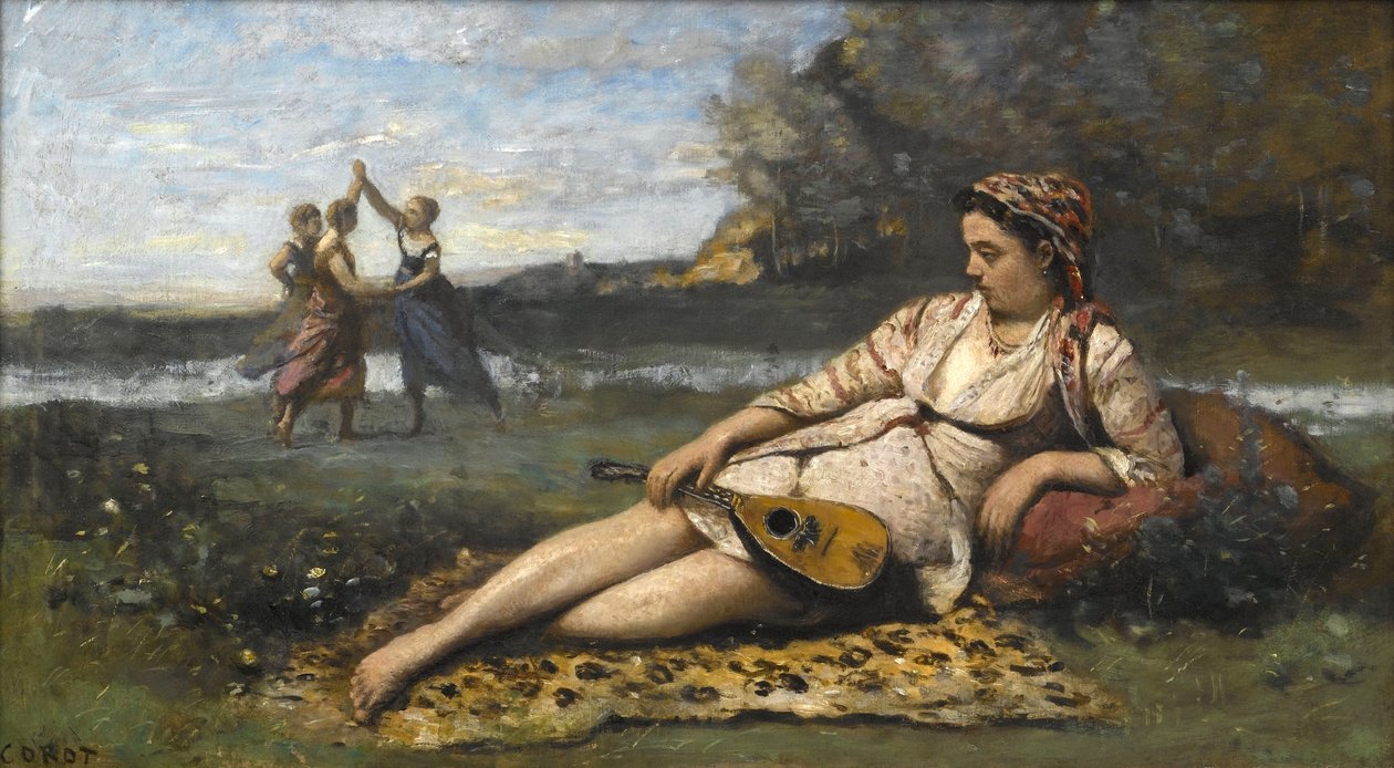 Las jóvenes de Esparta de Jean Baptiste Camille Corot