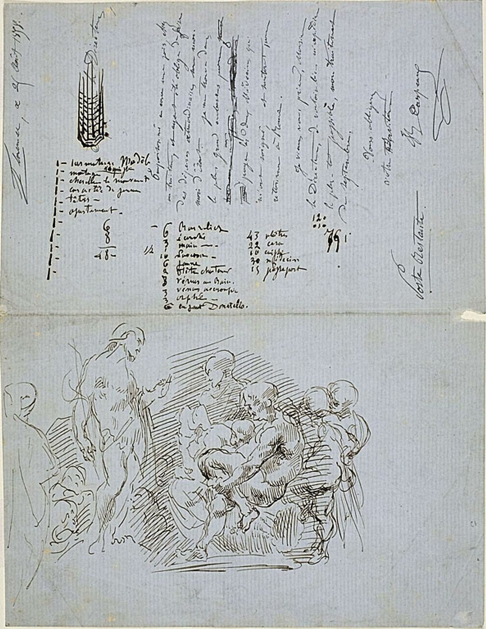 La predicación de San Juan Bautista de Jean Baptiste Carpeaux