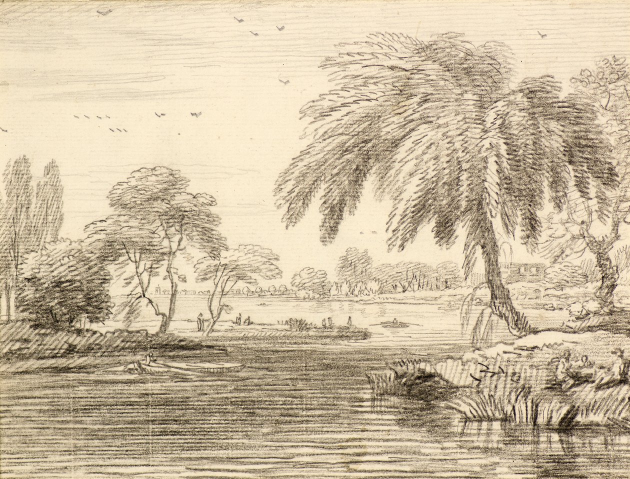 Paisaje de Jean Baptiste Claude Chatelain