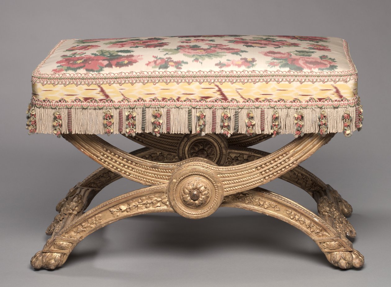 Taburete, 1786-1787 de Jean Baptiste Claude Sene