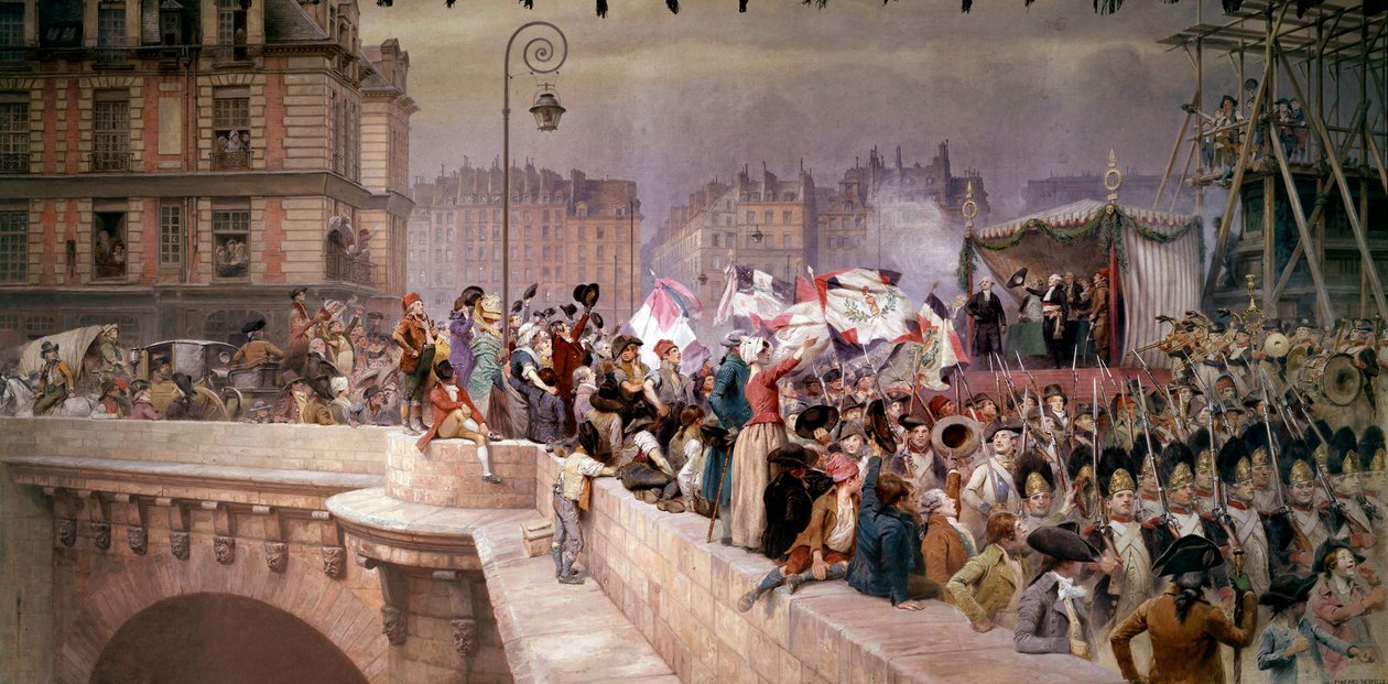 Voluntarios partieron para el ejército en 1792 de Jean Baptiste Edouard Detaille