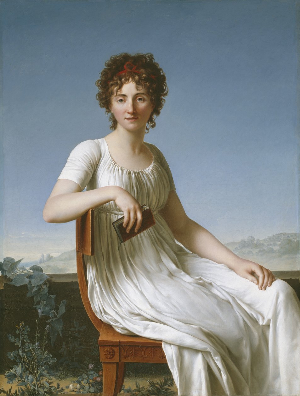 Retrato de Constance Pipelet de Jean Baptiste Francois Desoria