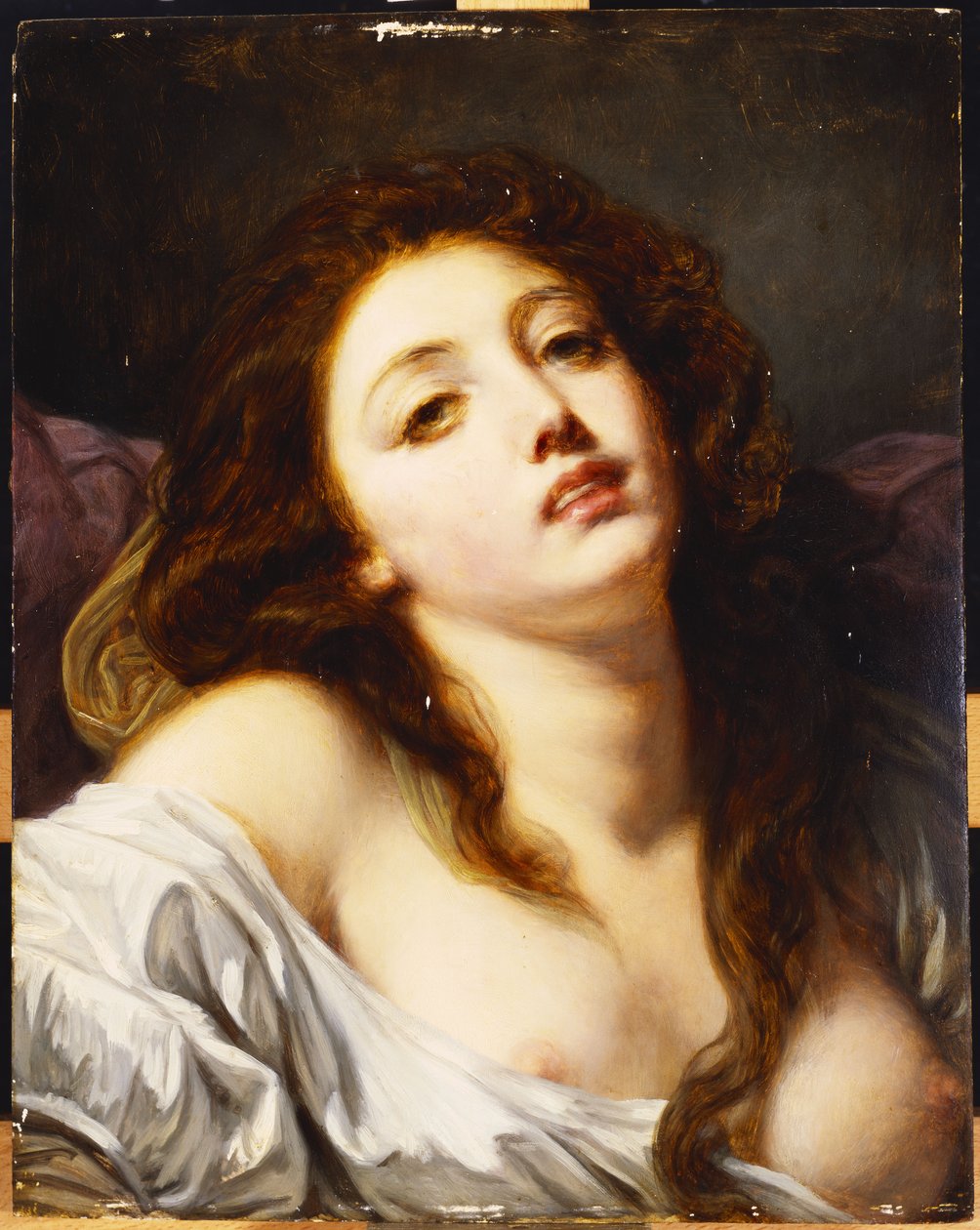 Una joven, busto de Jean Baptiste Greuze