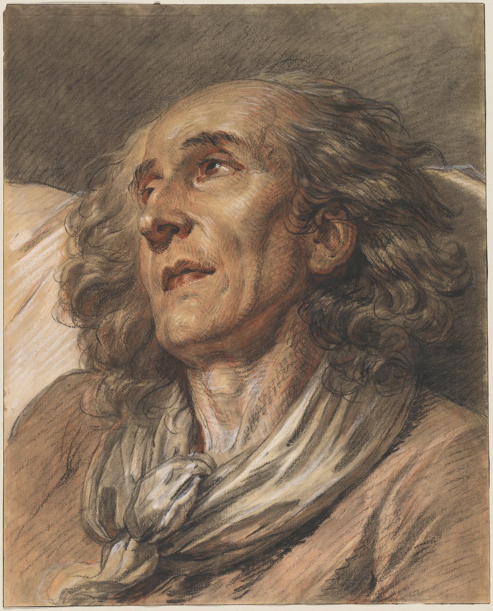 Busto de un anciano de Jean Baptiste Greuze