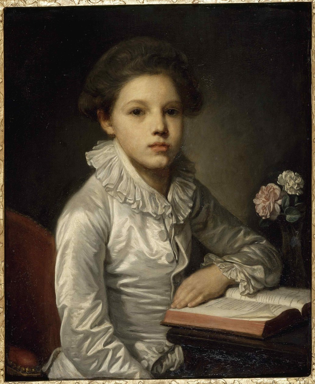 Charles Étienne de Bourgevin Vialart de Saint-Morys 1772-1817 como niño, ca. 1783 de Jean Baptiste Greuze