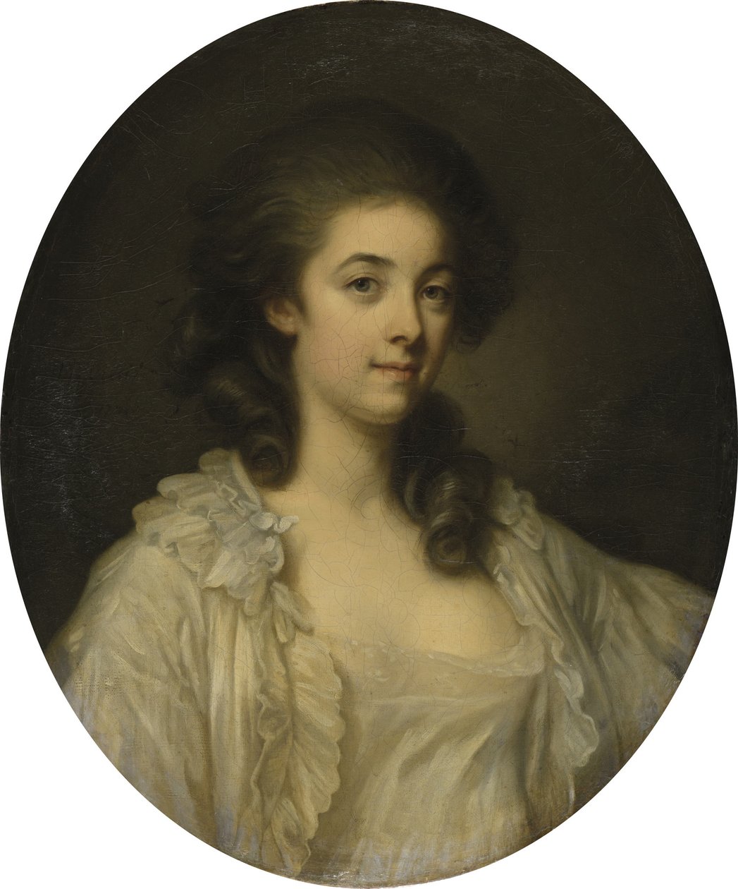 Francés: Portrait de Madame de Champcenetz Retrato de Madame de Champcenetz de Jean Baptiste Greuze