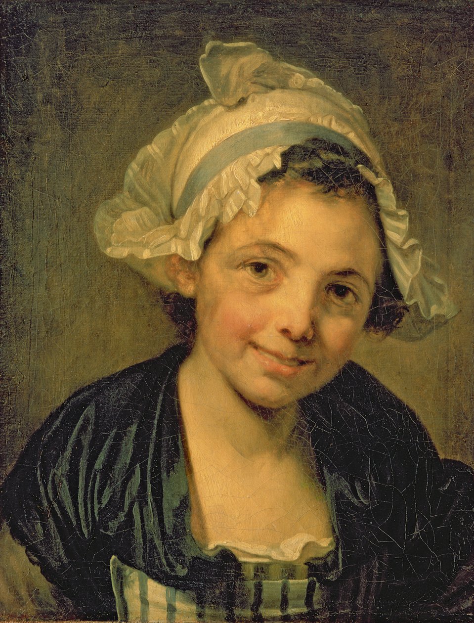 Chica con Bonete de Jean Baptiste Greuze