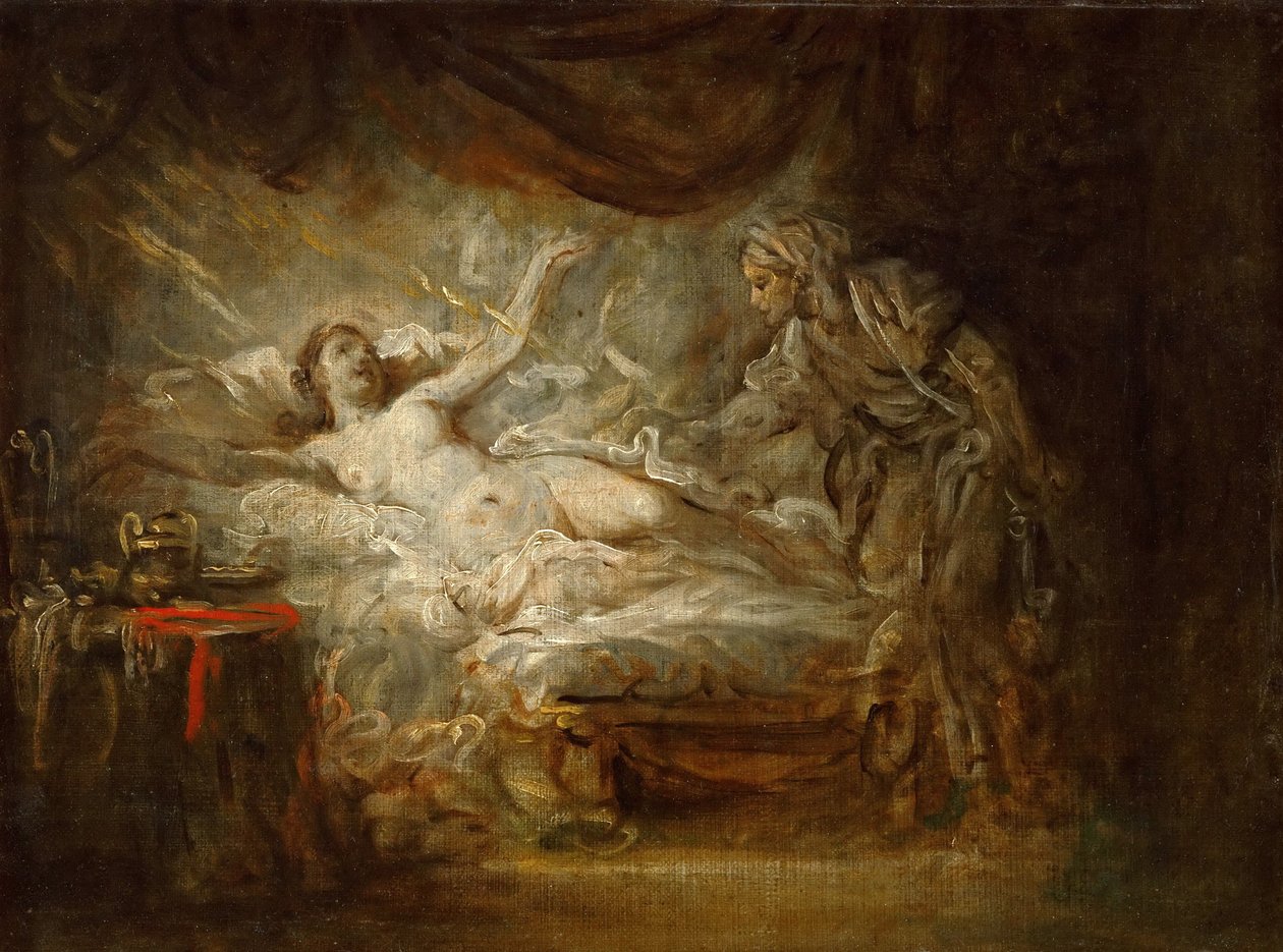 Júpiter y Egina de Jean Baptiste Greuze