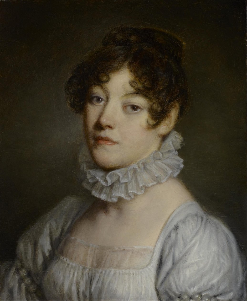 Retrato de una joven de Jean Baptiste Greuze