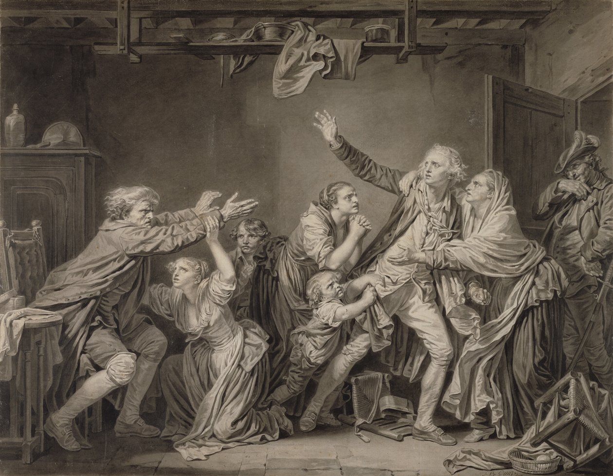 La maldición del padre: El hijo desagradecido de Jean Baptiste Greuze