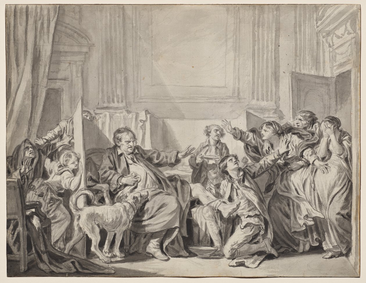 The Guilty and Repentant Daughter de Jean Baptiste Greuze