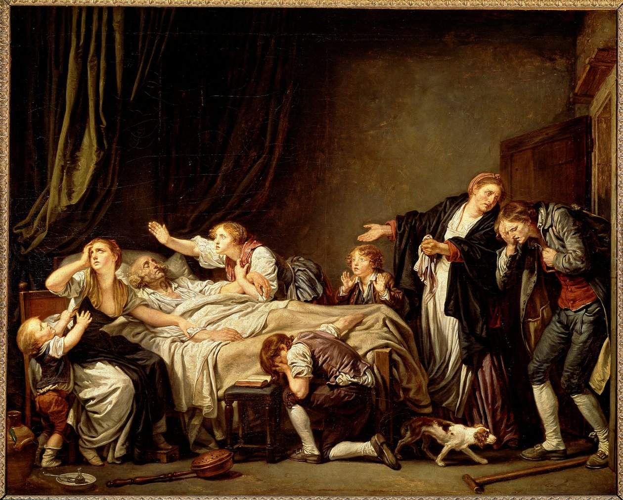 El hijo castigado de Jean Baptiste Greuze