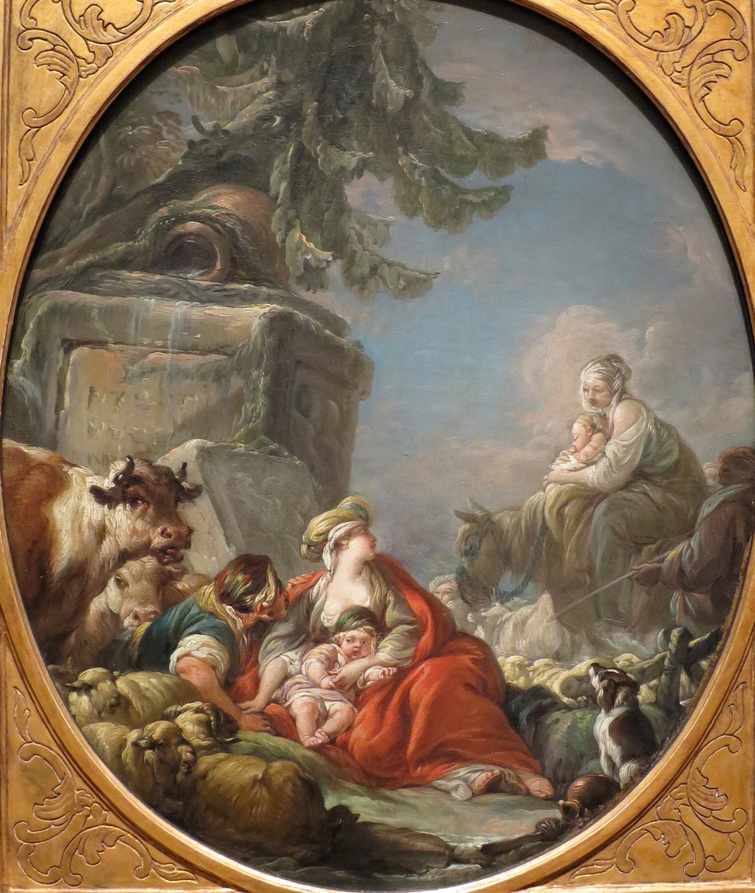 Resto de los pastores de Jean Baptiste Henri Deshays