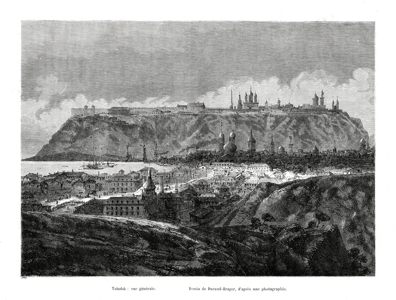 Tobolsk, Siberia, Rusia, 1886 de Jean Baptiste Henri Durand Brager