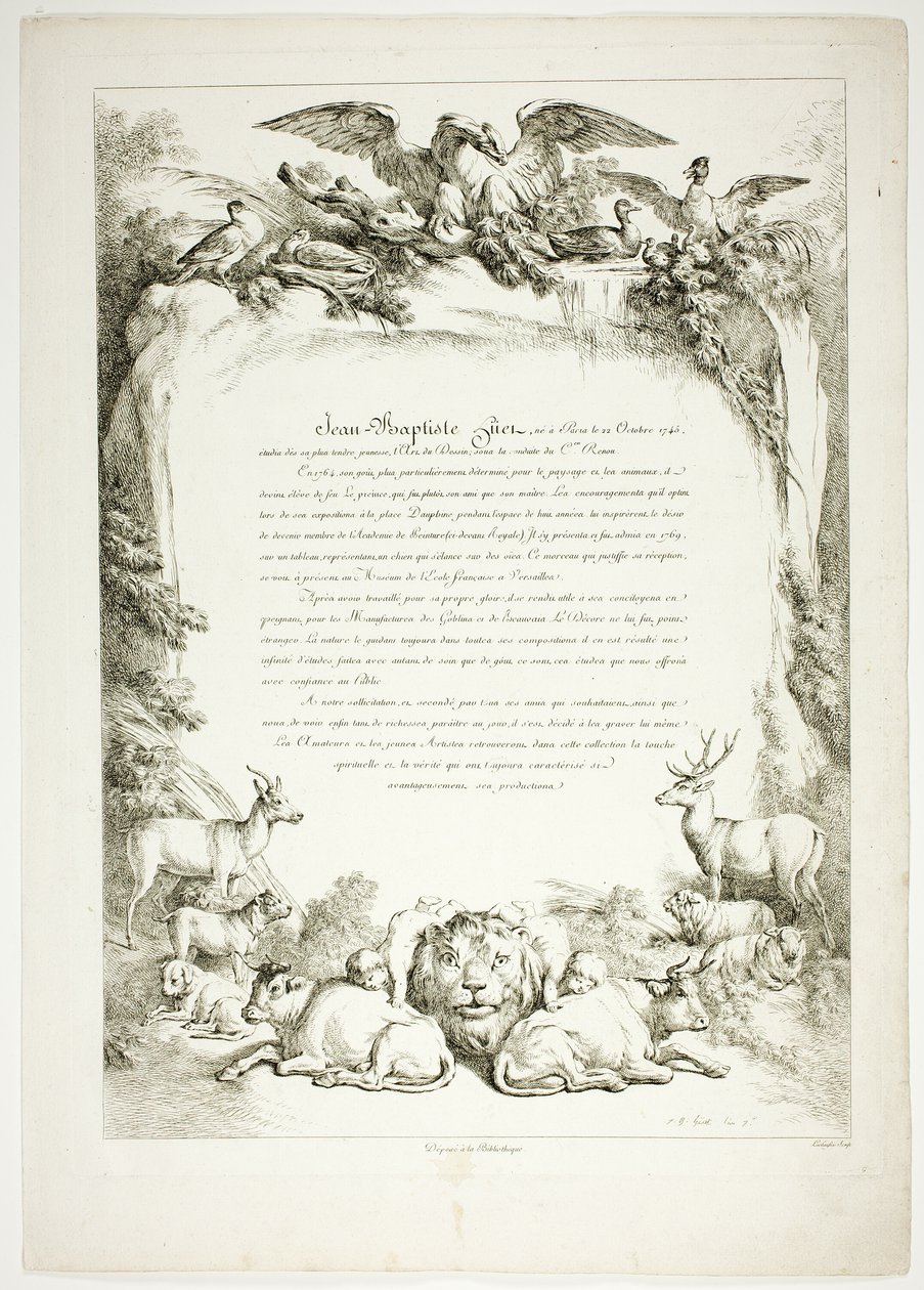 Página biográfica de Oeuvres de J. B. Huet de Jean Baptiste Huet