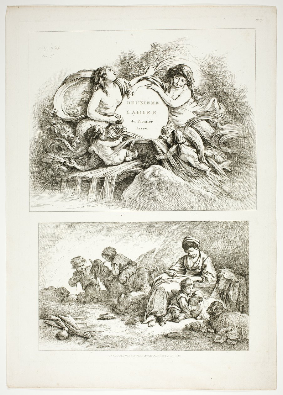 Placa siete de 38, de Oeuvres de J. B. Huet de Jean Baptiste Huet