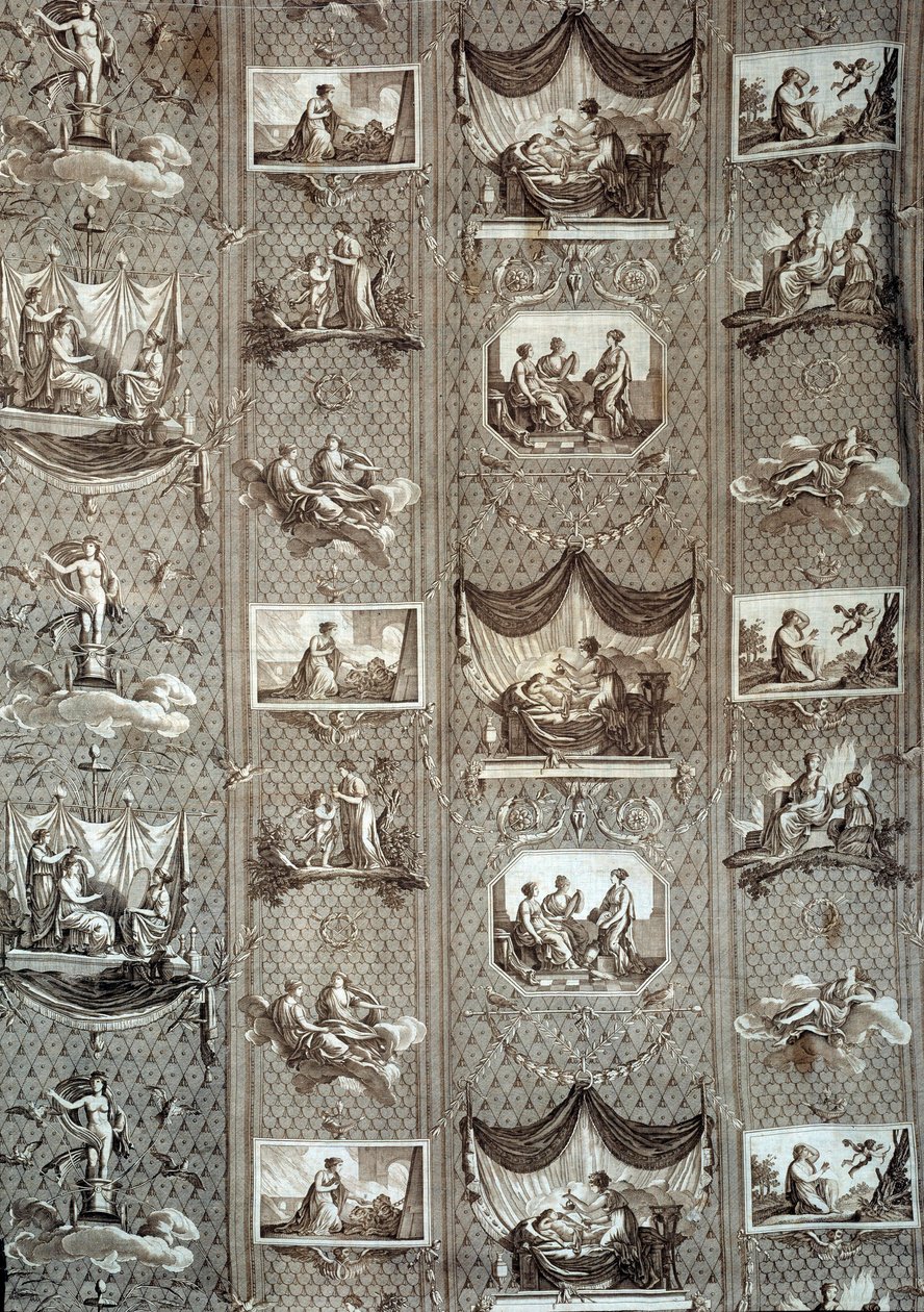 Tapiz que representa a Psique y Cupido. De un dibujo de Jean-Baptiste Huet de Jean Baptiste Huet