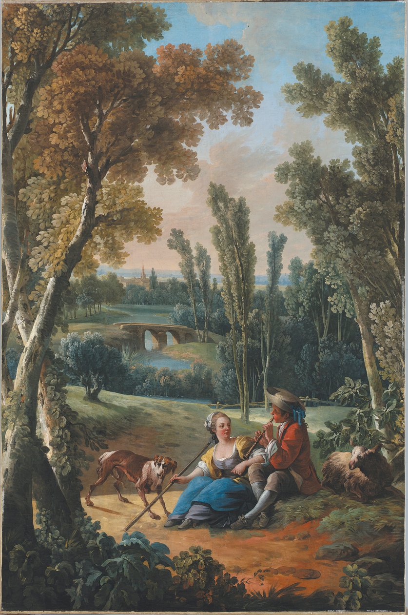 La lección de flauta de Jean Baptiste Huet