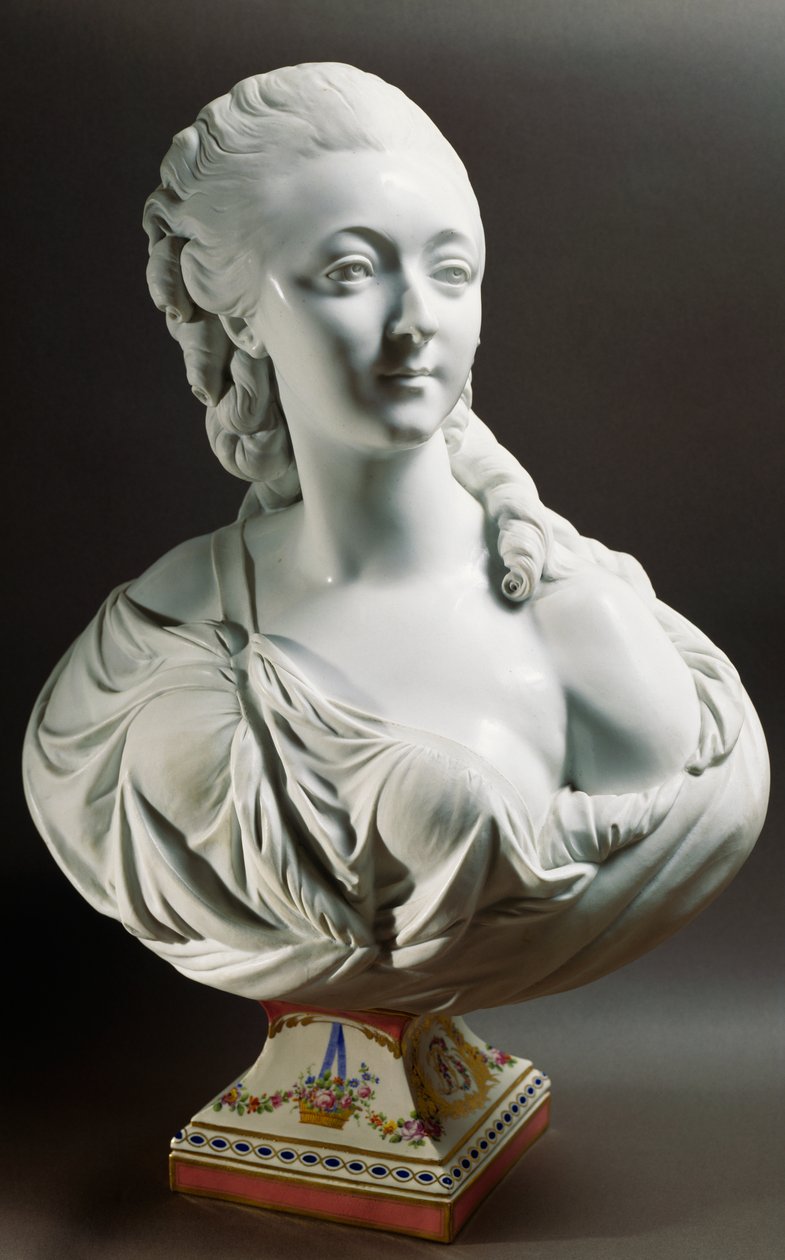 Busto de Marie-Jeanne Becu, Condesa Du Barry de Jean Baptiste II Lemoyne