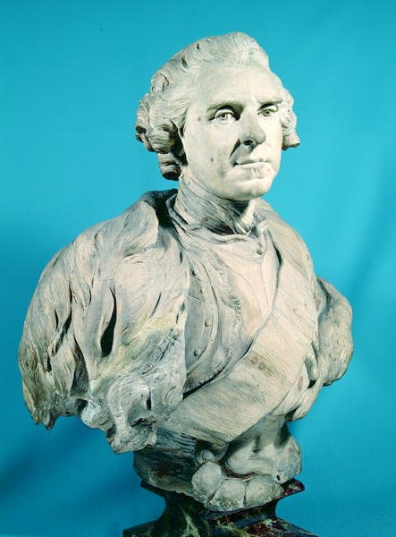 Busto de Maurice (1696-1750) Conde de Saxe de Jean Baptiste II Lemoyne