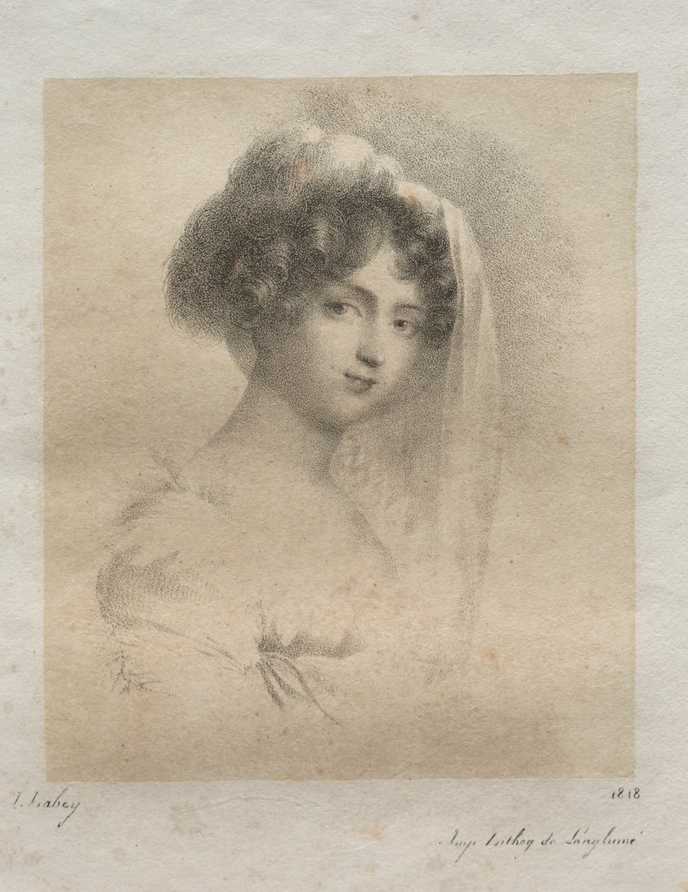Mme. Horace Vernet de Jean Baptiste Isabey