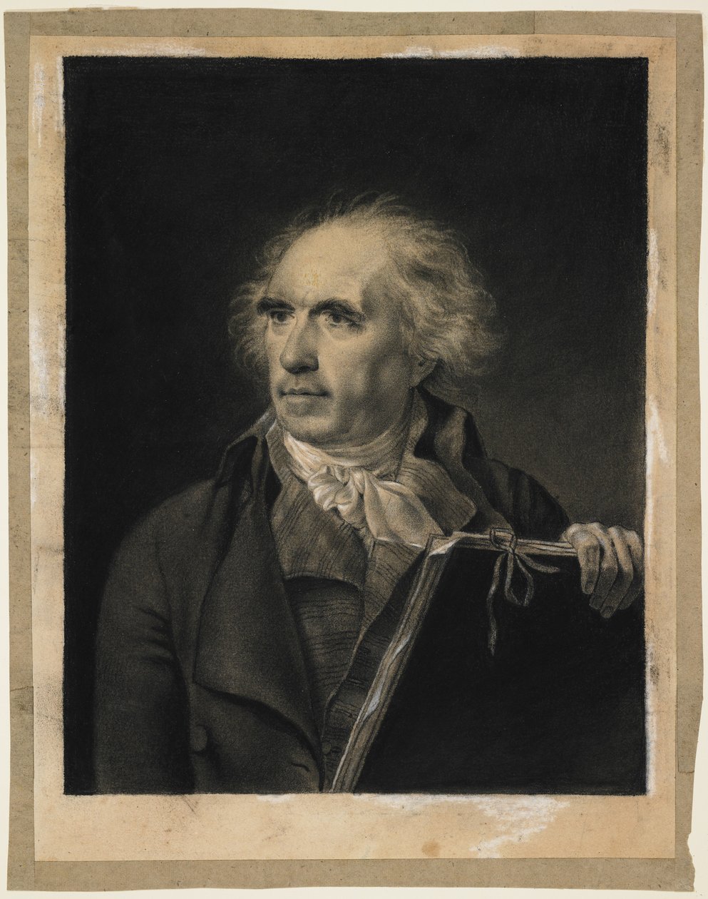 Retrato de Hubert Robert, c.1798-99 de Jean Baptiste Isabey
