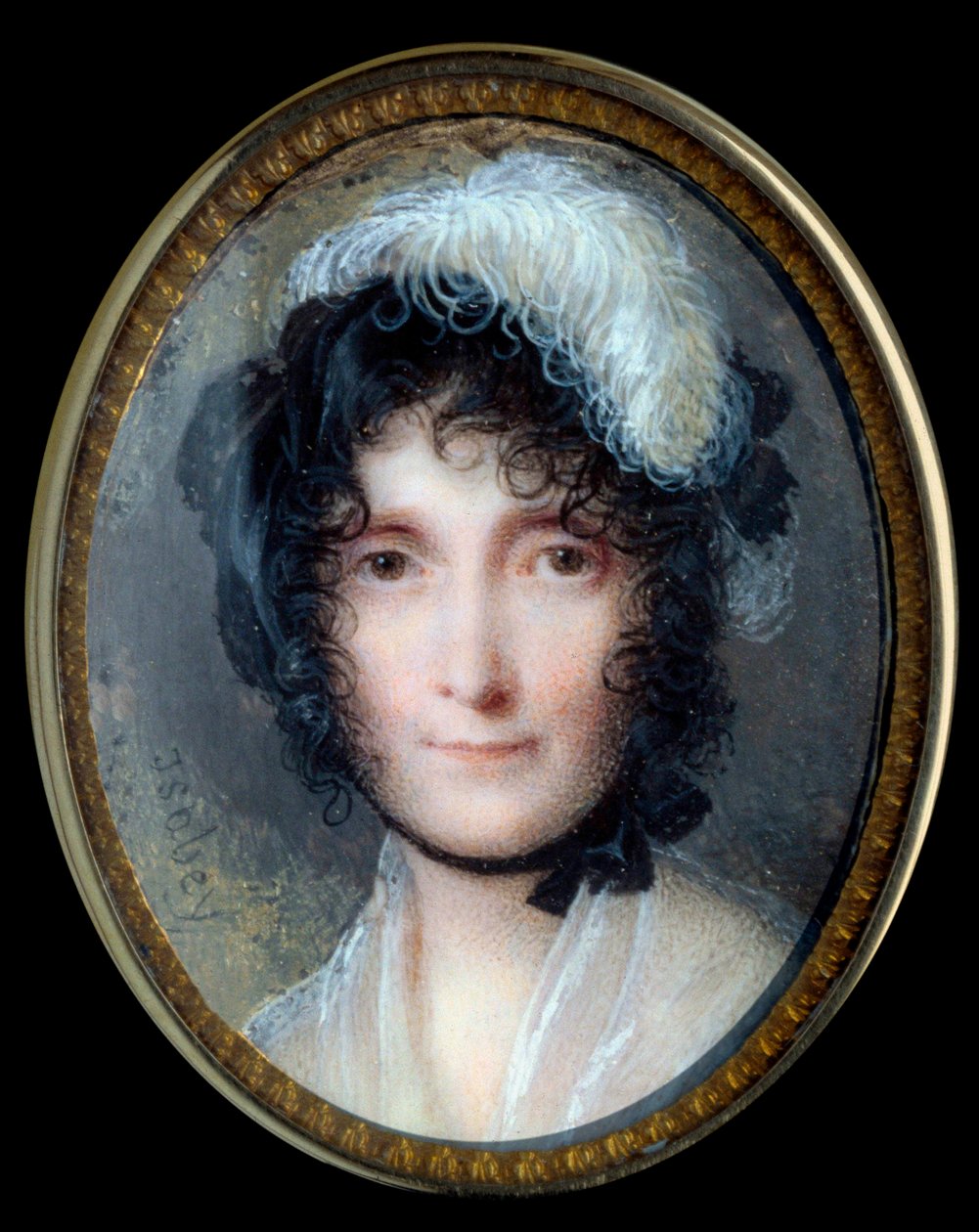 Retrato de Laetitia Bonaparte (Letizia Maria Ramolino) (1750-1836), madre de Napoleón Bonaparte de Jean Baptiste Isabey