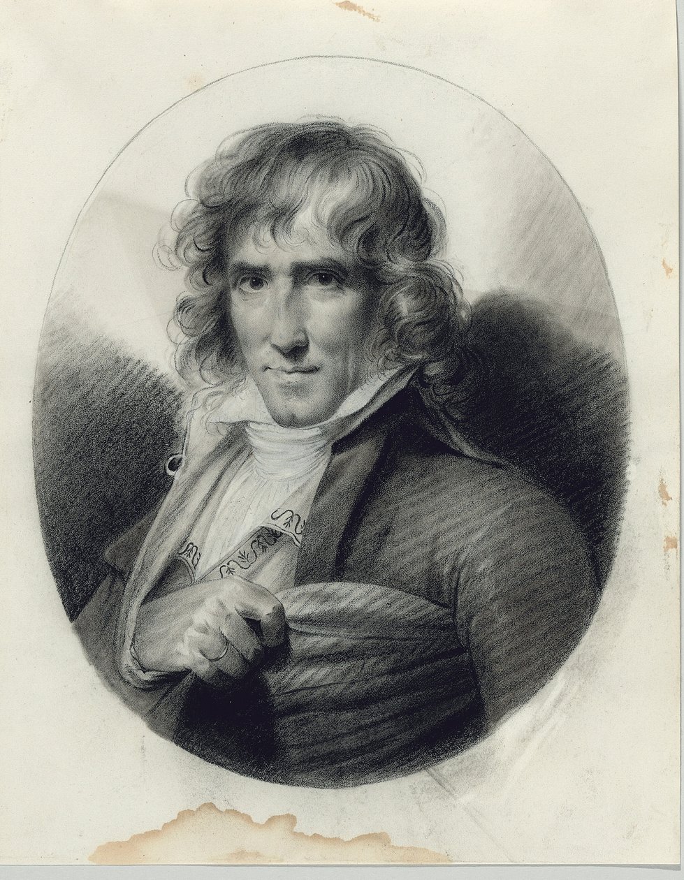Retrato del artista Joseph Chinard de Jean Baptiste Isabey