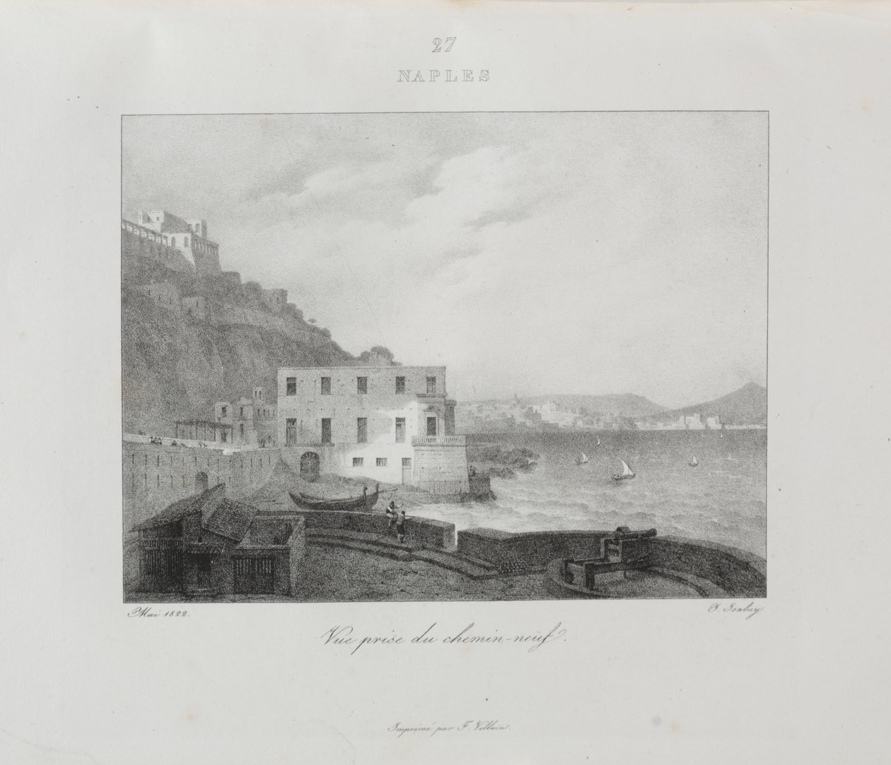 Viaje a Italia en 1822 de Jean-Baptiste Isabey