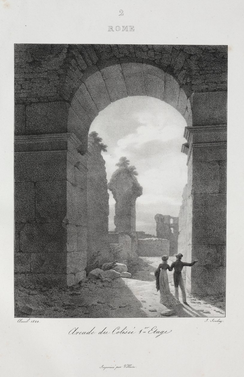 Viaje a Italia en 1822 de Jean Baptiste Isabey