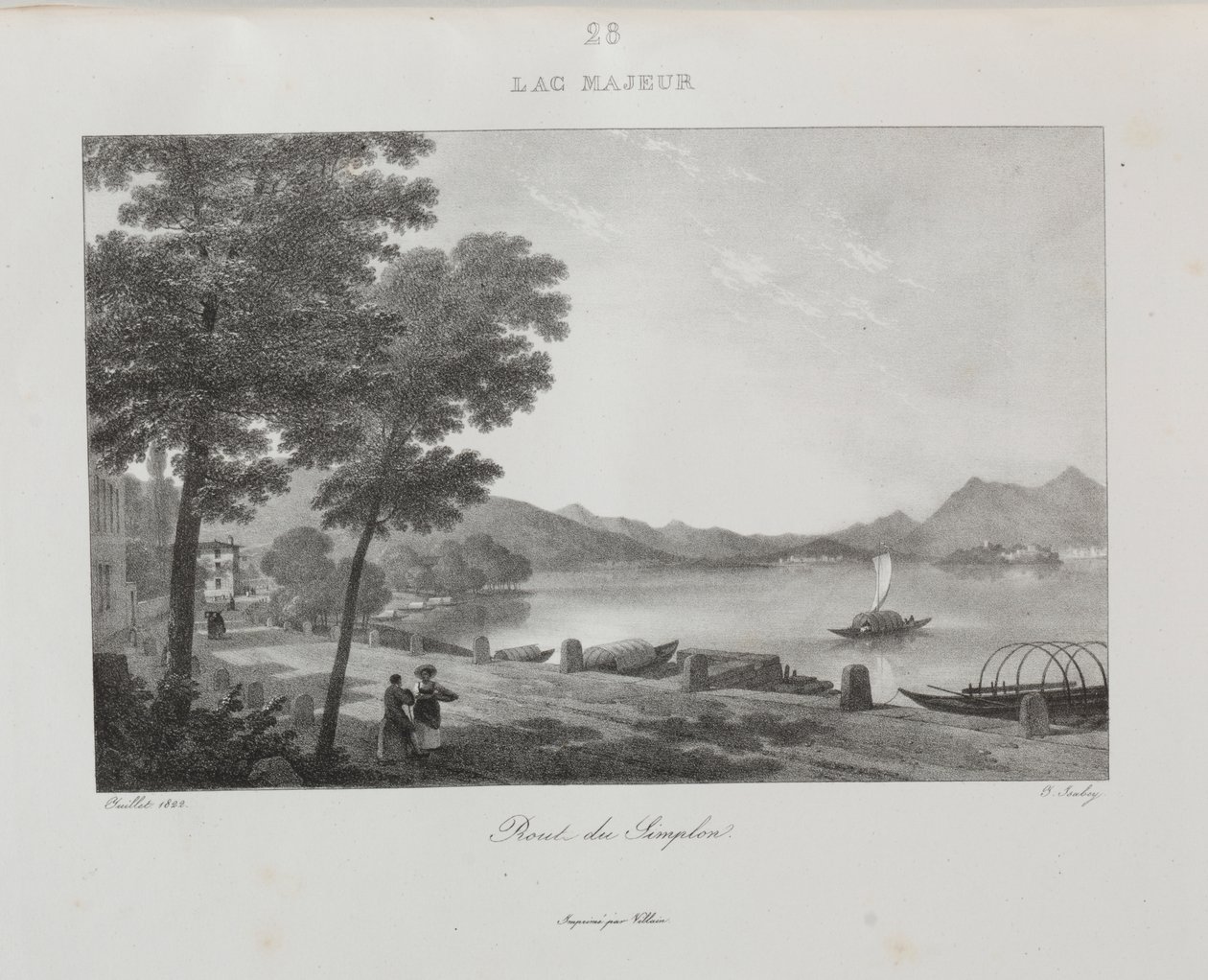 Viaje a Italia en 1822 de Jean Baptiste Isabey