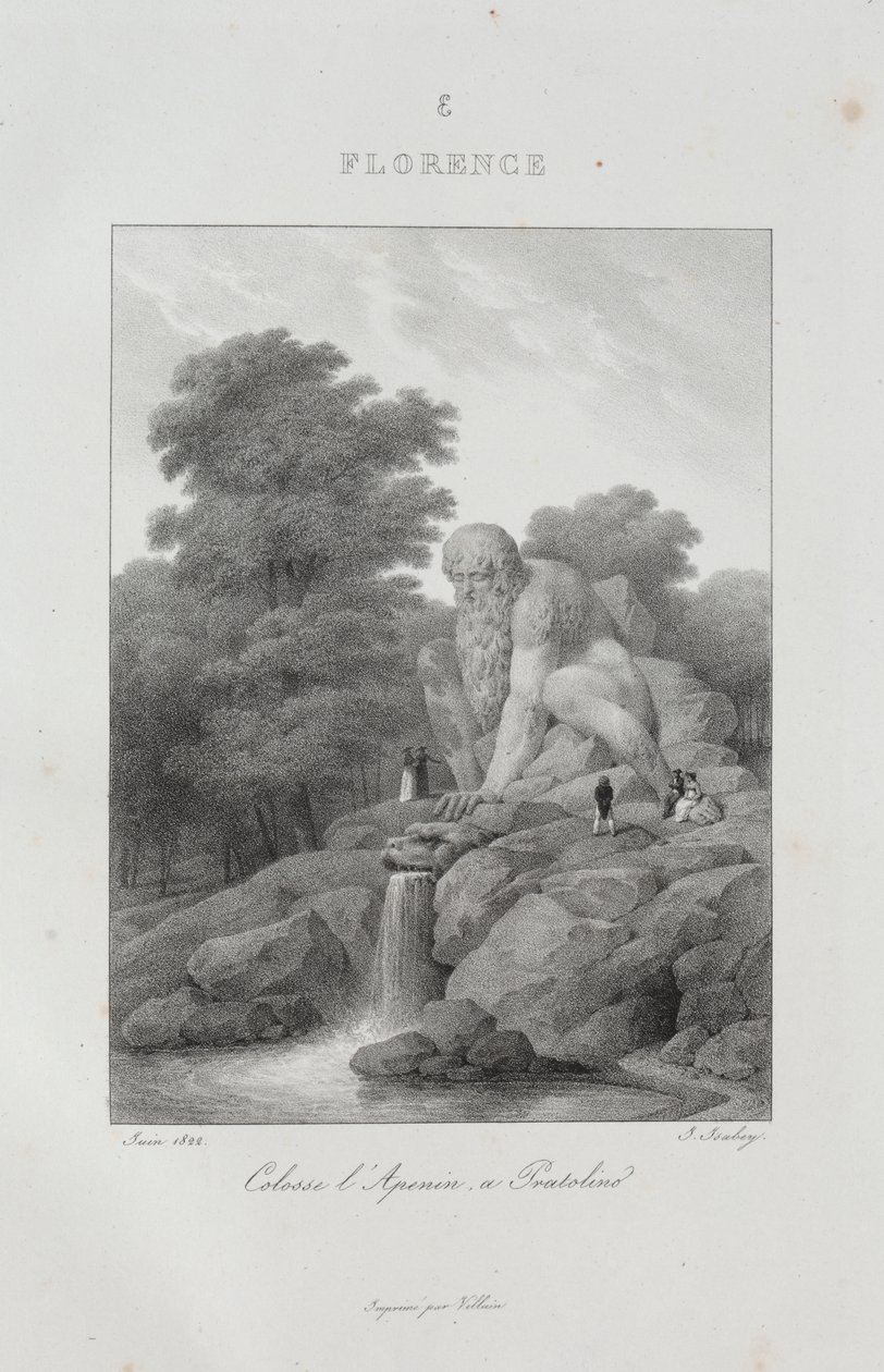 Viaje a Italia en 1822 de Jean Baptiste Isabey