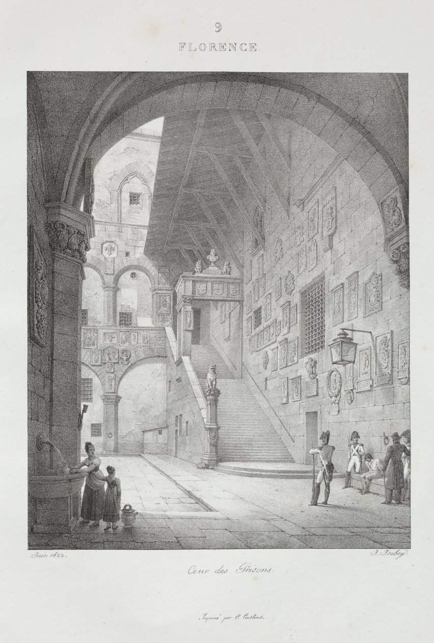 Viaje a Italia en 1822 de Jean Baptiste Isabey