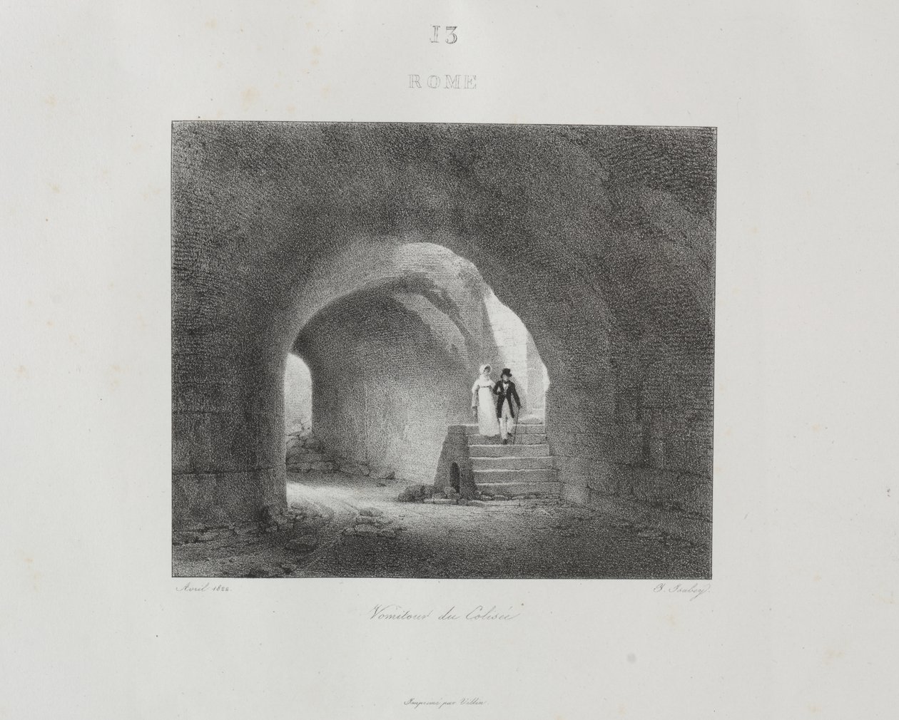 Viaje a Italia en 1822 de Jean Baptiste Isabey