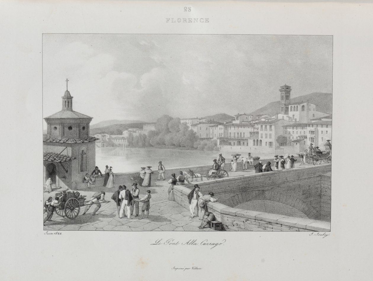 Viaje a Italia en 1822 de Jean-Baptiste Isabey