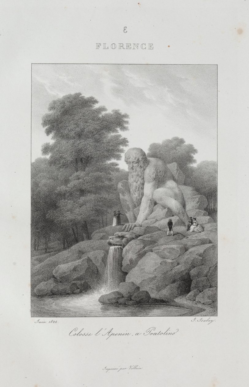 Viaje a Italia en 1822, 1833 de Jean Baptiste Isabey