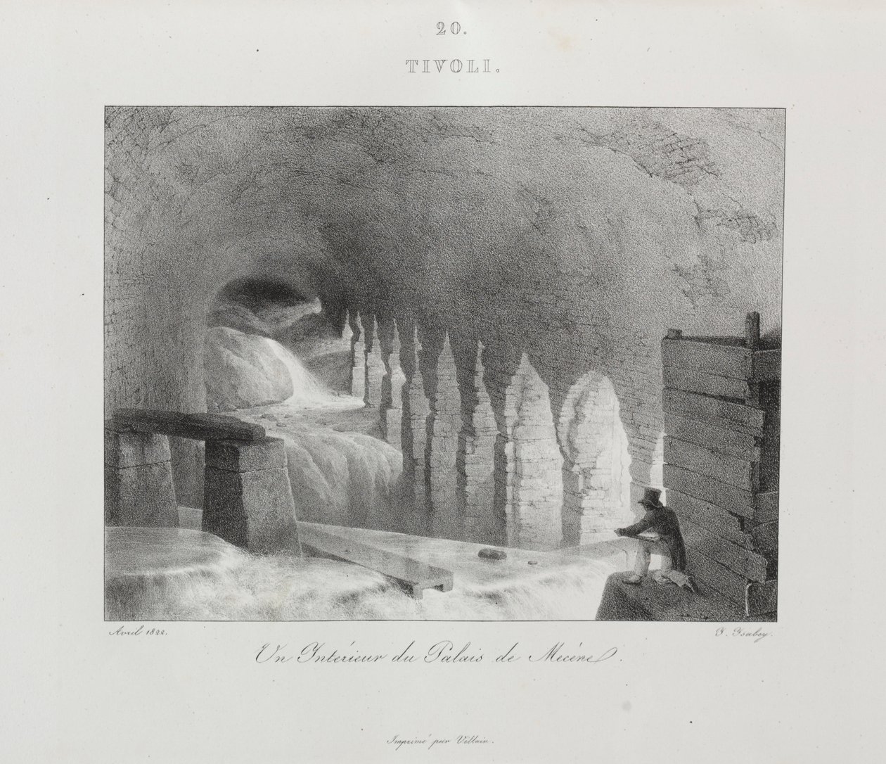 Viaje a Italia en 1822, 1833 de Jean Baptiste Isabey