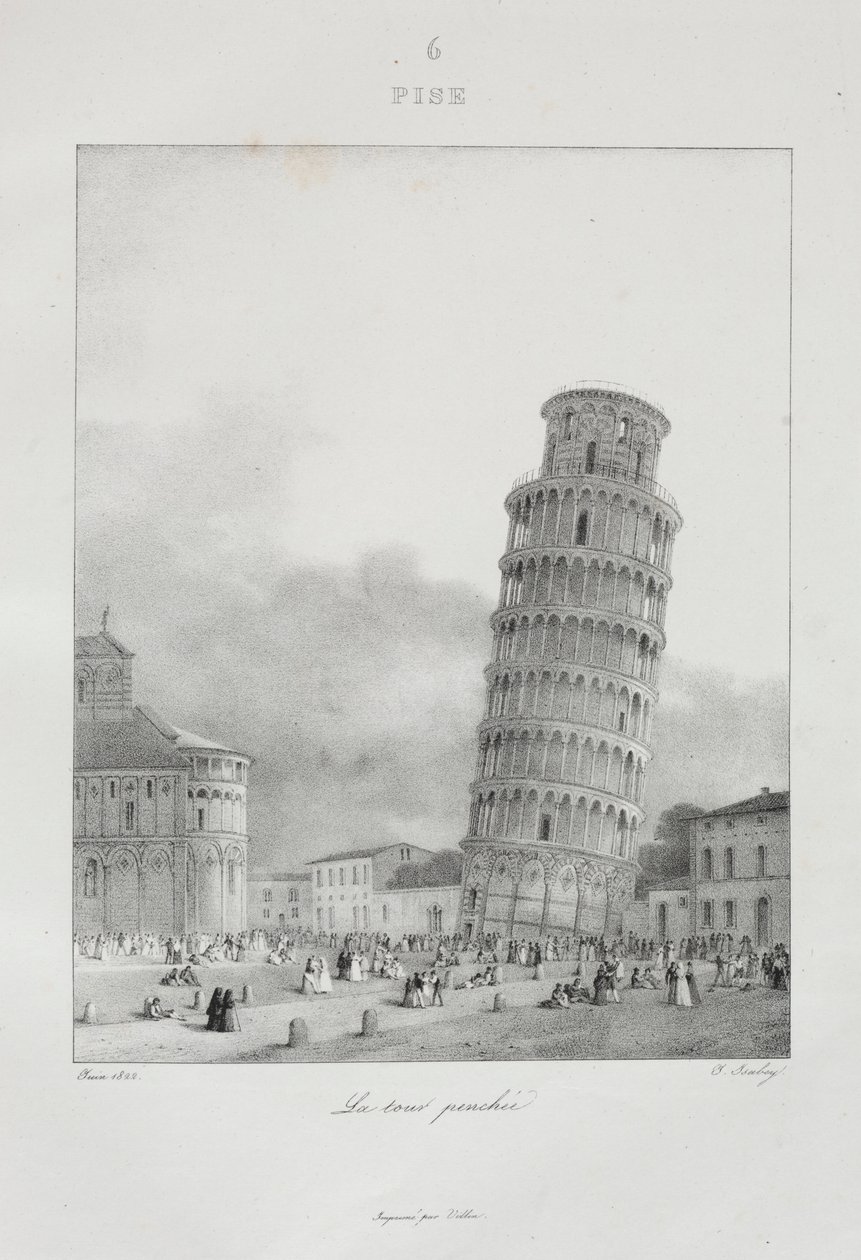 Viaje a Italia en 1822, 1833 de Jean Baptiste Isabey