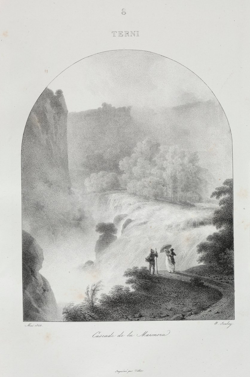 Viaje a Italia en 1822, 1833 de Jean Baptiste Isabey